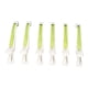 thumbnail image 3 of 6 uds pinzas para peinar el cabello ABS profesionales previenen las horquillas de corte de pelo antideslizantes para maquillaje de salón blanco + verde, 3 of 12