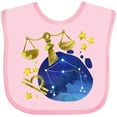 thumbnail image 3 of Inktastic Libra Constellation Zodiac Sign Illustration Boys or Girls Baby Bib, 3 of 4