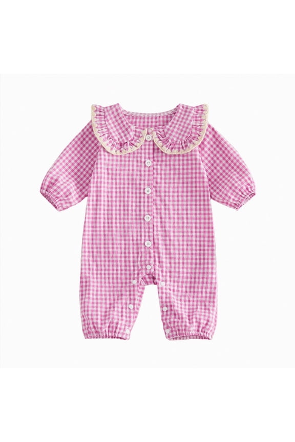 Newborn Baby Boy Mallard Duck Outfits Romper Long Sleeve Duck One Piece Jumpsuit Overalls Hunting Fall Winter Clothes for Baby Boy (Pink,0-3 Months)
