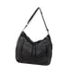 thumbnail image 2 of Bolso De Hombro De Mezclilla Para Mujer Perfecl Bolso De Mezclilla Con Cremallera Gris Negro, 2 of 8