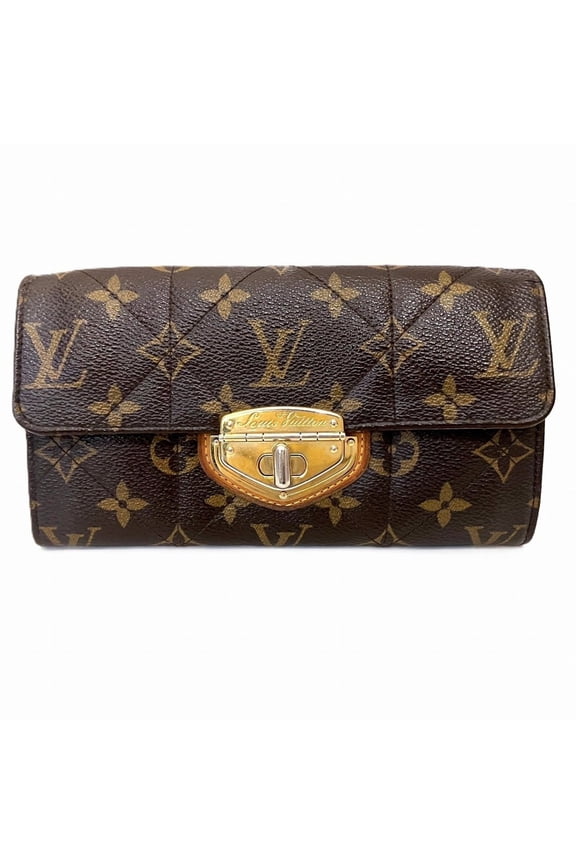 Pre-Owned Louis Vuitton Portefeuille Sarah Monogram Etoile Long Wallet (Toile Leather)