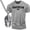 T-Shirt Heather Grey, variant on Gift Set for Men – American Workout Gym Shirt with Spartan Warrior Pendant, Mens Gym T-Shirt, Fitness Gift, Motivational Gym Wear
