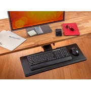 Monoprice Adjustable Ergonomic Keyboard Tray - Black With Full Size Platform - Workstream Collection