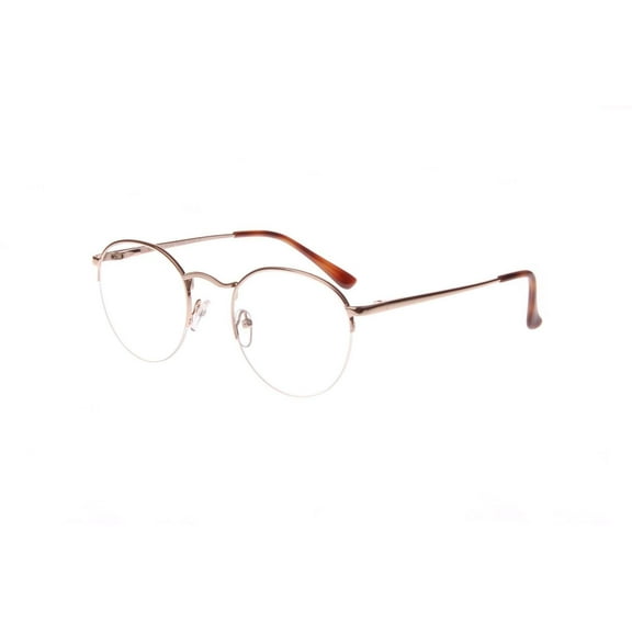 NEW SUCCESS SS-395 Yellow Gold Eyeglasses 50mm with Case