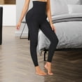 thumbnail image 5 of yuksok Compression Legging Tights for Women Body Shaper Stylish and comfortable shaping L Black, 5 of 9