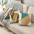 thumbnail image 5 of Light Color Geometric Abstraction Linen Cushion Cover Sofa Pillow Cover Bedroom, 5 of 5