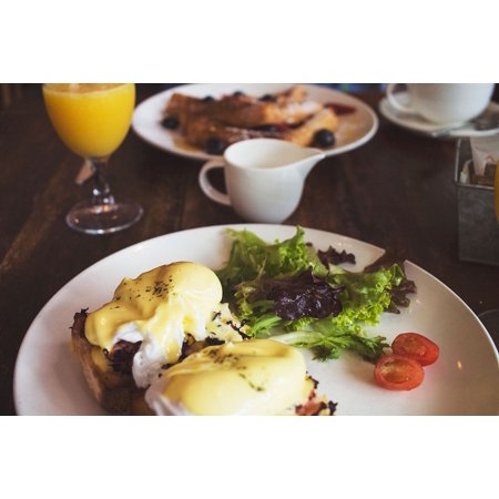 Canvas Print Breakfast Butter Close-up Bread Cooking Blur Stretched Canvas 10 x (Best Butter Substitute For Cooking)