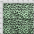 thumbnail image 2 of oneOone Viscose Chiffon Mint Fabric Leopard Animal Skin Sewing Material Print Fabric By The Yard 42 Inch Wide, 2 of 4