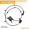 thumbnail image 5 of Unique Bargains ABS Wheel Speed Sensor No.6G9T2C054BAS Rear Right ABS Sensor Set Anti-lock Braking System Sensor for Ford Focus Mondeo 2006-2013, 5 of 7