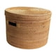 thumbnail image 5 of Cesta de almacenamiento tejida, cesta de ratán, cesto para ropa, caja de almacenamiento portátil multifuncional, organizador de artículos diversos, 5 of 7