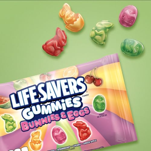 Life Savers, Gummies Chewy Easter Candy Bunnies Eggs, Assortment, 9.0 