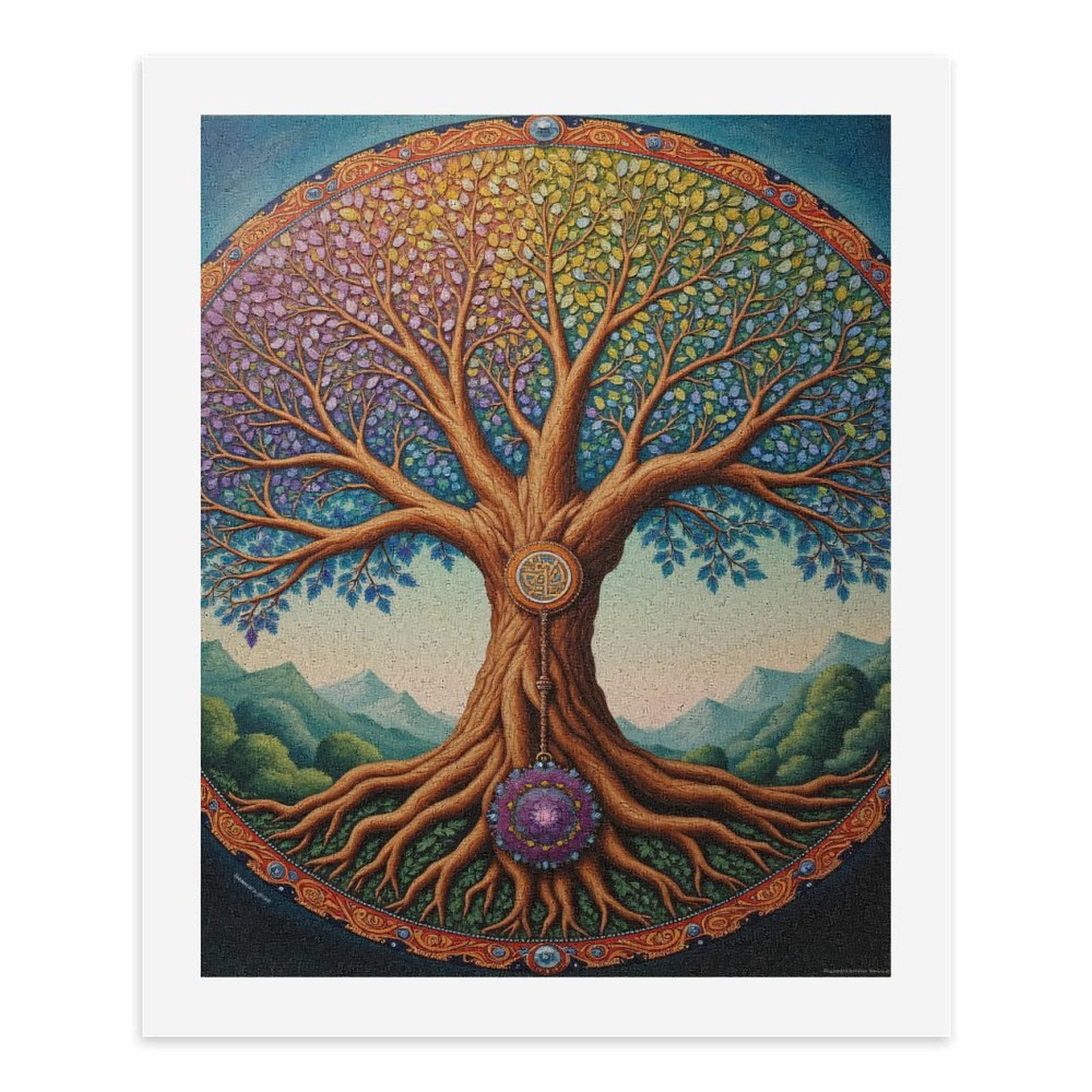 Paint by Numbers Kit for Adults, Tree Of Life Vibrant Colorful Art Paint by Numbers, Easy Paint by Numbers Kit for Adults Beginner, DIY Adult Paint by Number Kits on Canvas, Home Decor