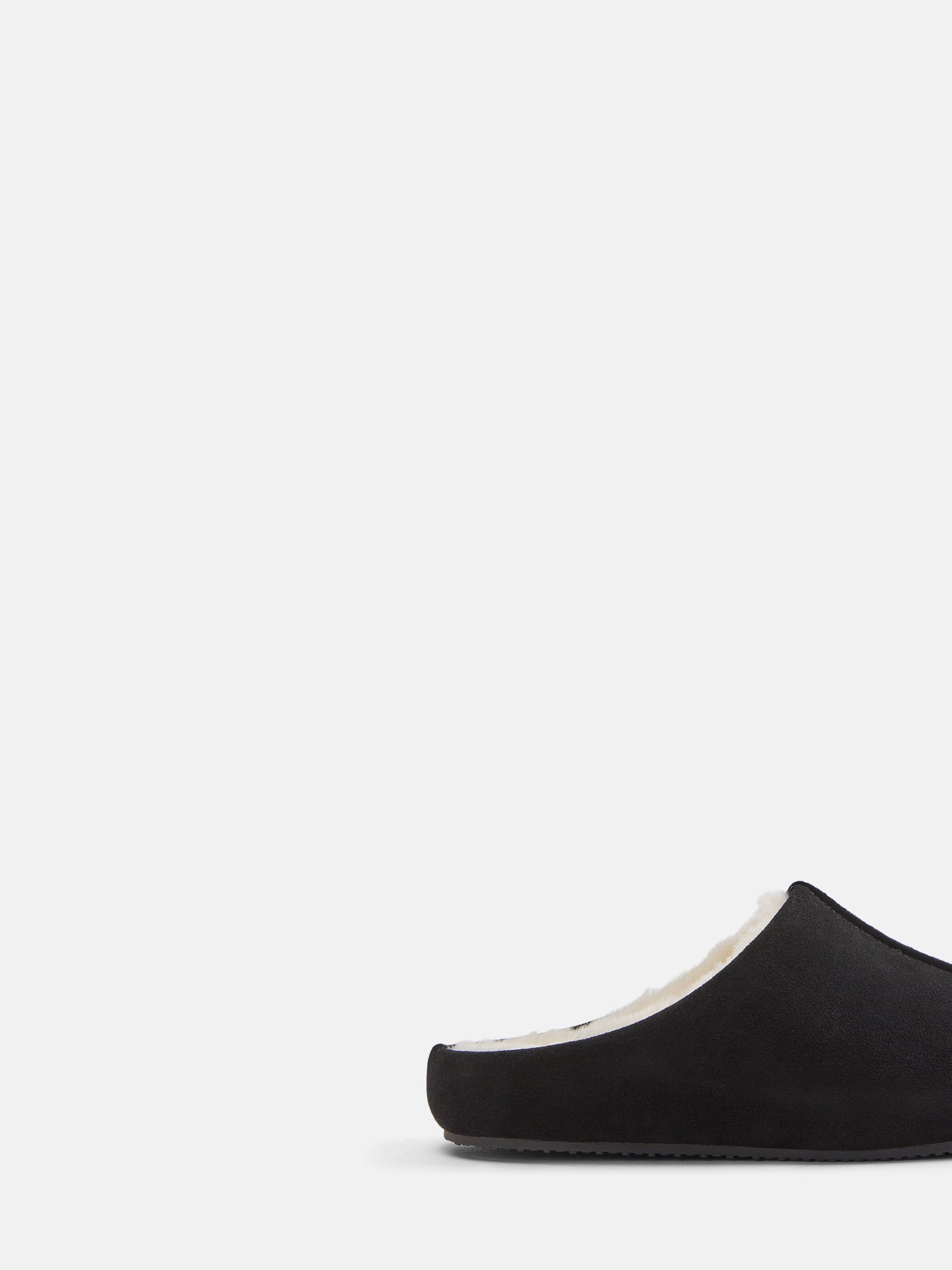 Joyspun Women's Suede Mule Slippers