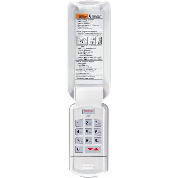 Garage Door Opener Keypad GK-R Wireless Keyless, Compatible with 𝑨𝒍𝒍 Intellicode Garage Door Opener【10 Year Warranty】