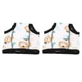 thumbnail image 2 of Pantalones de entrenamiento de algodón para bebé, algodón absorbente fuerte, ropa interior de entrenamiento para ir al baño unisex para niños pequeños, arco iris negro 1T, 2 of 8