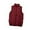 Wine, variant on Mens Vests Casual Men's Winter Lightweight Down Vest Insulated Warm Gilet for Outdoor Sports and Casual Wear Size:M