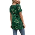 thumbnail image 7 of Anygrew Womens Summer Short Sleeve Tunic Tops Loose Fit Casual Blouses, 7 of 7
