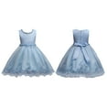 thumbnail image 4 of Little Girl Lace Sleeveless Tulle Dress Toddler Kids Tutu Dress Wedding Party Dress 2-10T, 4 of 4