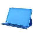 thumbnail image 6 of For Samsung Galaxy Tab A 10.1 inch 2016 Release, SM-T580 T585 T587 Case,Retro Card Slot Cover with Pencil Holder,Multi-Angle Viewing Stand,Pocket Folio Leather Case,Blue, 6 of 7