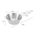 thumbnail image 2 of Tahtuvzn School Outdoor Stainless Steel Folding Cup Camping Tableware Picnic Wide Mouth Tea Hiking Water High Temperature Stable Cups,1.77x8.26", 2 of 6