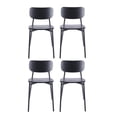 thumbnail image 1 of Set de 4 Sillas de Comedor de Madera color Negro, 1 of 6