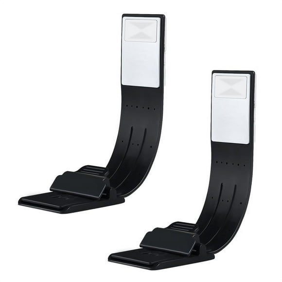 2X Lampe de Lecture, Lampe de Lecture à Pince LED USB Rechargeable, Interrupteur Robuste, 4 Niveaux de Luminosité, Lumière Flexible et Lampe de Lit