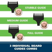 WAHL Beard Trimmer, Cord or Cordless with Self Sharpening Steel Blades, Model 9918-6171