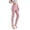 Pink, variant on Riforla Warm Leggings for Women High Waist Lamb Lined Thickened Slim Fit Stretchy Thermal Winter Base Layer Pants Fashion Womens Tights Light Purple XXXL