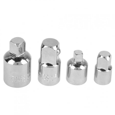 

4Pcs Silver Chrome Vanadium Steel Socket Adapter Reducers 1/2 3/8 1/4 Wrench Adapter