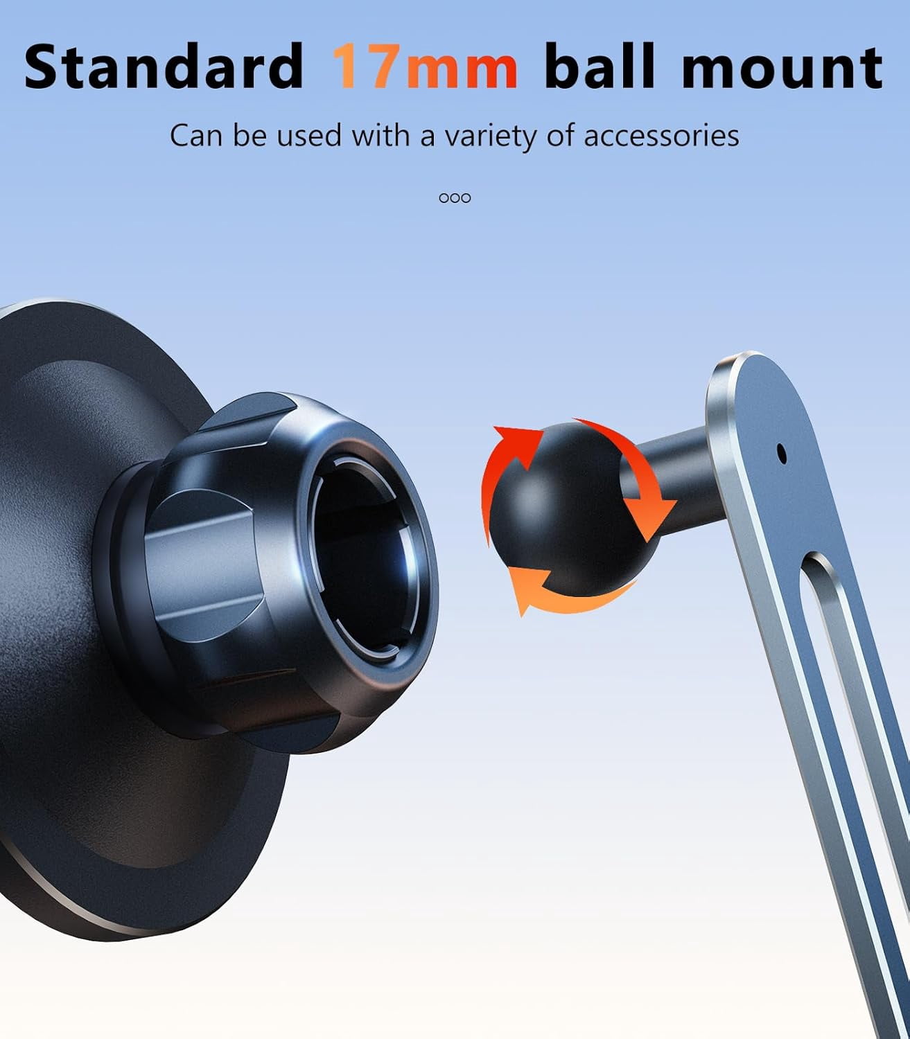 Dual Head Tesla Phone Mount Model Y/3 2026 2025 2024 2023 2022 2021, [Magnetic/Clip] Car Accessories for Tesla Screen Phone Holder Stand, (Fit for Tesla Model Y(Juniper)/3(Highland))