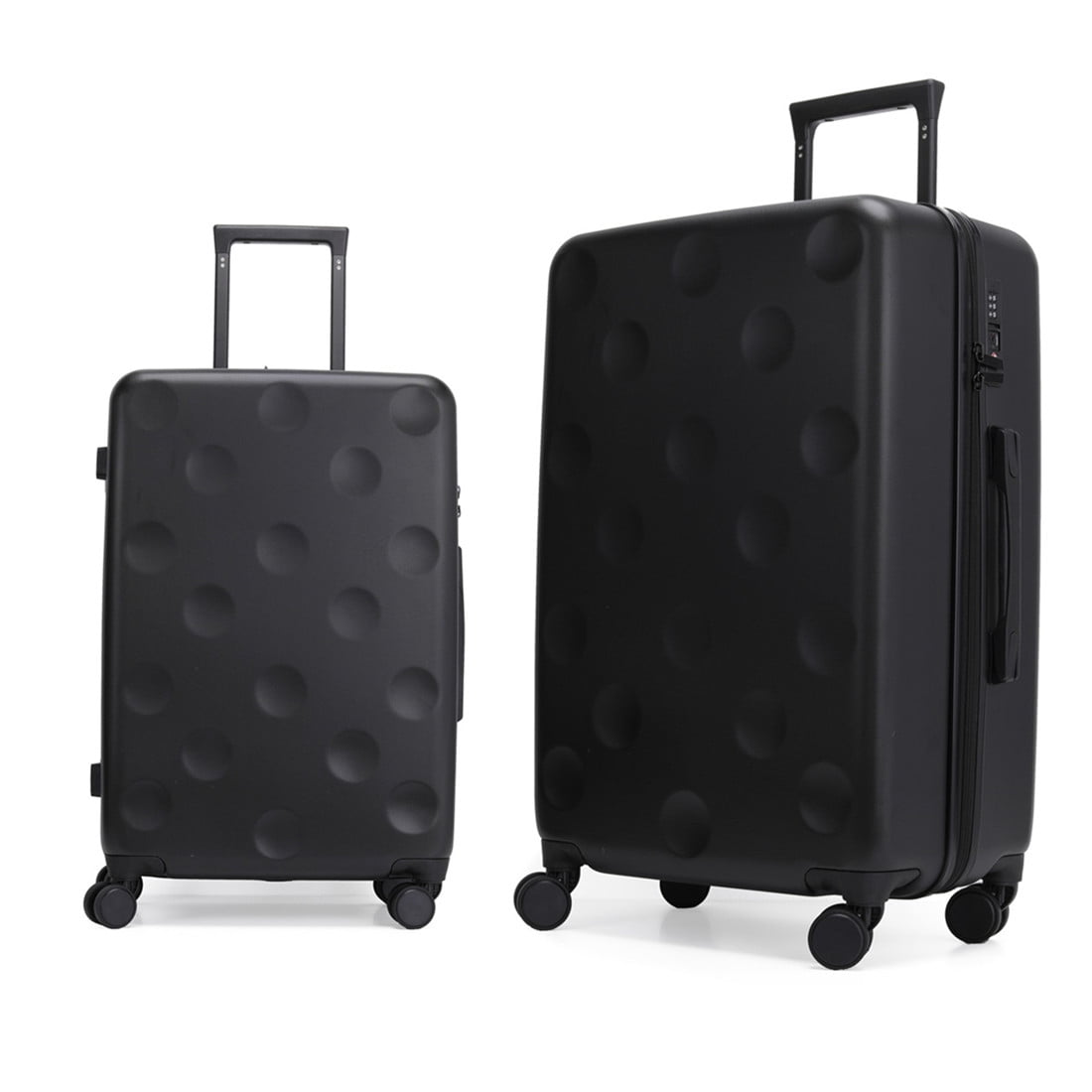 Ginza Travel 2Piece Suitcase Set with Wheels,Hard Shell Luggage Set