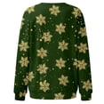 thumbnail image 5 of Bmisegm T-Shirt à Manches Longues pour Femmes, Imprimé, Décontracté, Vert TG, 5 of 5