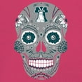 thumbnail image 3 of Philly Thing Sugar Skull Women's Long Sleeve T-shirt Day of the Dead Dia de los Muertos, 3 of 7