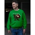 thumbnail image 2 of Horror Krampus, Naughty Kids In A Sack Men's Sweatshirt, 2 of 4