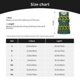 thumbnail image 4 of Pofeuu Teal Vintage Corn Pattern Print Men's Workout Tank Tops Sleeveless Muscle Gym Shirt Quick Dry-3X-Large, 4 of 7