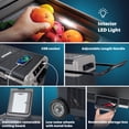 thumbnail image 6 of Kohree 53QT (50L) Portable Car Refrigerator Freezer 12V/24V DC Dual Zone Electric Cooler -7°F-50°F with Wheels & Handle for RV, Truck, Boat, Camping, Outdoor, 6 of 10
