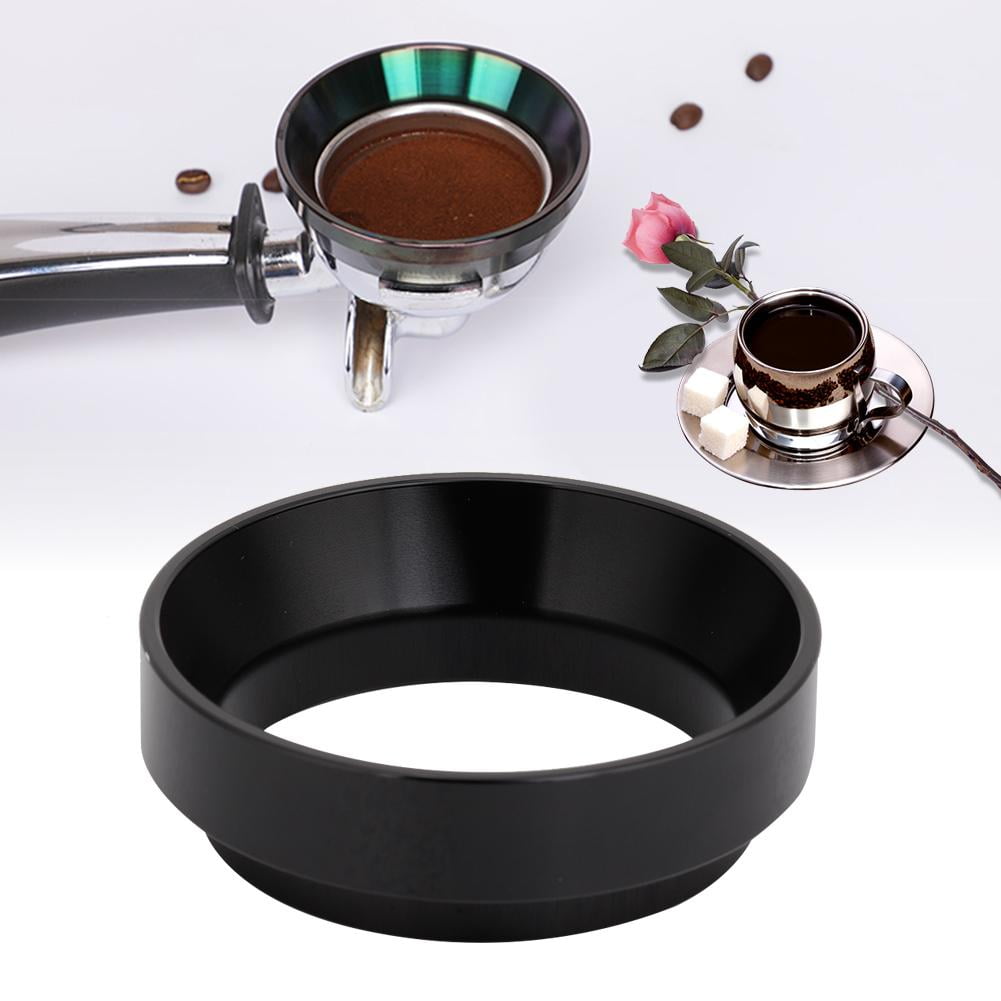 Mgaxyff 58mm Aluminum Universal Coffee Dosing Ring Funnel Replacement Coffee Maker Accessory