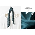 thumbnail image 5 of CHUNTIAN Mulberry Silk Scarfs Women Small Square Scarf 21" x 21" Breathable Lightweight Neckerchief Headscarf, 5 of 6