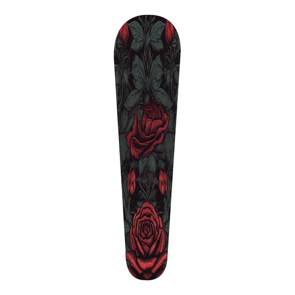 Kustom Cycle Parts Gothic Red Roses Metal Dash Panel Console Insert! Fits Harley Davidson 2008-2020 Street Glides and 2010-2020 Road Glides. Easy Install!