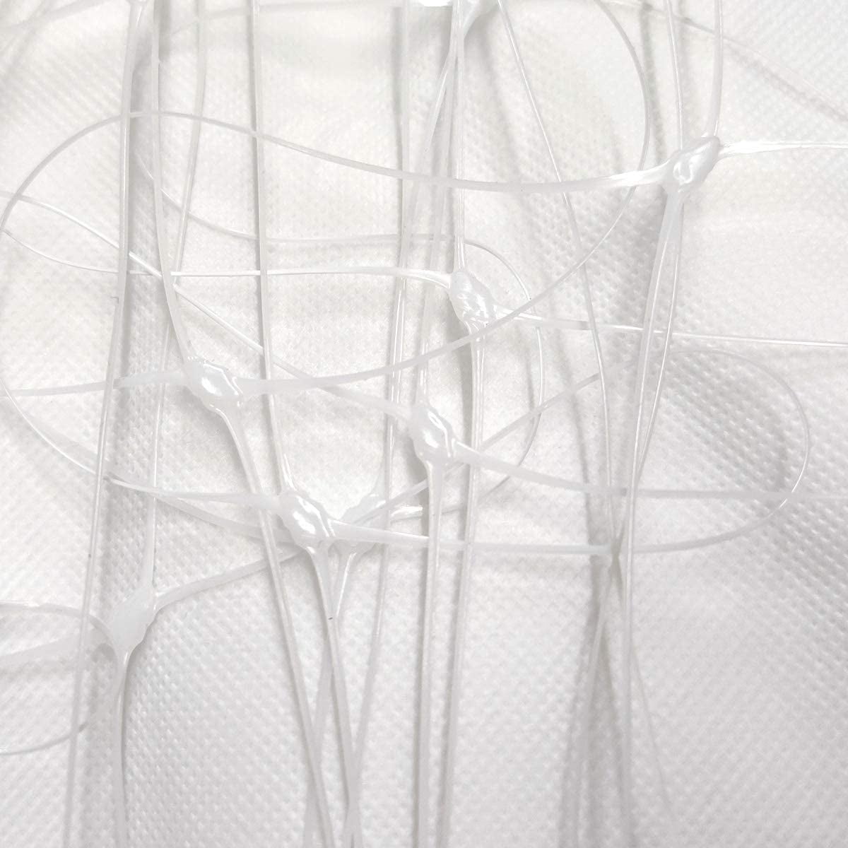 White Trellis Netting 4x100 ft Heavy Duty Garden Netting Polypropylene Plant Support Net for Climbing Vegetables Fruits Flowers