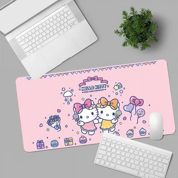 cartoon hello cute k-kittys cat Mousepad Computer Laptop Gamer Pad PC Gaming Accessories Desk Mats