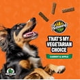 thumbnail image 6 of Green A Day - Veggie Strips | a Healthy Vegetarian Supplement Chew for Dogs Made with Real Fruits and Vegetables | 3 oz Bag x4 (Mix Carrot/Pumpkin - Apple Pack), 6 of 15
