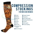 thumbnail image 2 of FORMRS Womens Knee High Socks Casual Long Thick Travel Daily Wear, 1 Pair, Fall Pattern, 2 of 6
