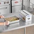 thumbnail image 2 of Cling Classic Plastic Wrap Food Stretch Film Roll Clear ZipSafe Blade Cutter Easy to Cut Dispenser PVC BPA-Free Microwave & Freezer Safe Securely Seal Home Commercial Use (12" x 2000'), 2 of 7