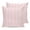 Pink, White, Blush, variant on Pillow Covers 18x18 Set of 2, Boho Navy Blue Throw Pillow Covers Decorative Couch Cushion Cover, Minimalist Farmhouse Striped Microfiber Soft Square Pillowcases for Bedroom Living Room Sofa