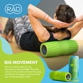 thumbnail image 2 of RAD Axle – High-Density Foam Roller Deep Tissue Myofascial Release for Back, Hips, Legs & Shoulders – Muscle Recovery Tool for Stretching & Mobility, 2 of 5