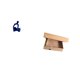 thumbnail image 5 of Estante flotante de pensador abstracto, escultura de pared con compartimento, adorno artístico versátil para oficina, decoración del hogar y almacenam, 5 of 8
