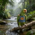 thumbnail image 5 of Shadoumai Bird Flight Harness Vest, Parrot Suit with Leash for Cockatiels Conures Budgies Lovebirds African Grey, Flying Clothes Rope and Handle Outdoor Activities Training (Medium), 5 of 8