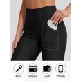 thumbnail image 4 of Attraco Womens High Waist Swim Pants with Pockets Swim Leggings Water Pants Swim Tights Swimming Capris, 4 of 8