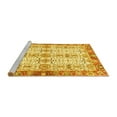 thumbnail image 2 of Ahgly Company Machine Washable Indoor Rectangle Oriental Yellow Traditional Area Rugs, 8' x 10', 2 of 4